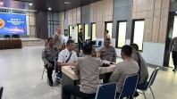 Siswa Sespimmen Polri Dikreg ke-67 Dalami Penanganan Karhutla di Polres Dumai.