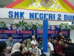 Kepala Sekolah SMKN 2 Dumai  Sambut Kehadiran Walikota Serta Ucap Selamat dan Sukses Untuk Karang Taruna di Stand Expo 2026.