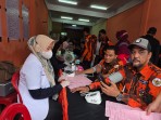 HUT ke-67, Pemuda Pancasila Kota Dumai Gelar Aksi Kemanusiaan Donor Darah.