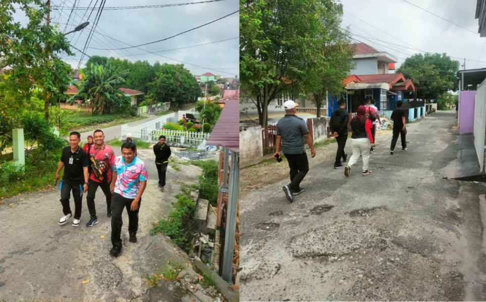 Konsisten Jaga Kebugaran dan Tingkatkan Keakraban Antar Petugas, Lapas Pekanbaru Gelar Giat Jalan Santai