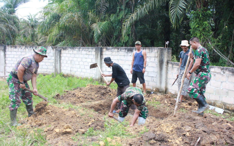 TMMD ke-124 wilayah Kodim 0320 Keterlibatan Aktif Masyarakat dalam Proses Pembangunan Sangatlah Penting.