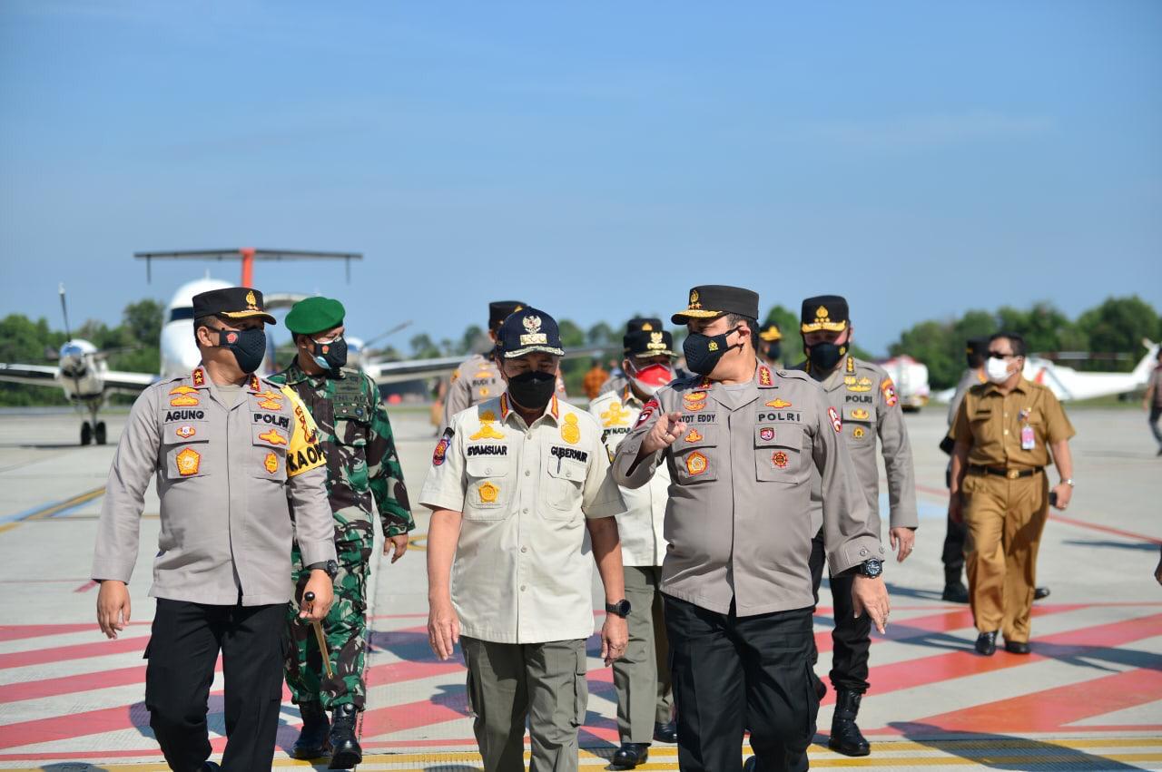 Atensi Penanganan Covid-19, Wakapolri Melakukan Kunjungan Kerja Ke Riau