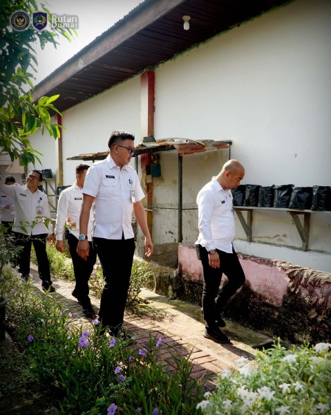 Kontrol Keliling Karutan Pantau Kondisi Sarpras Rutan Dumai