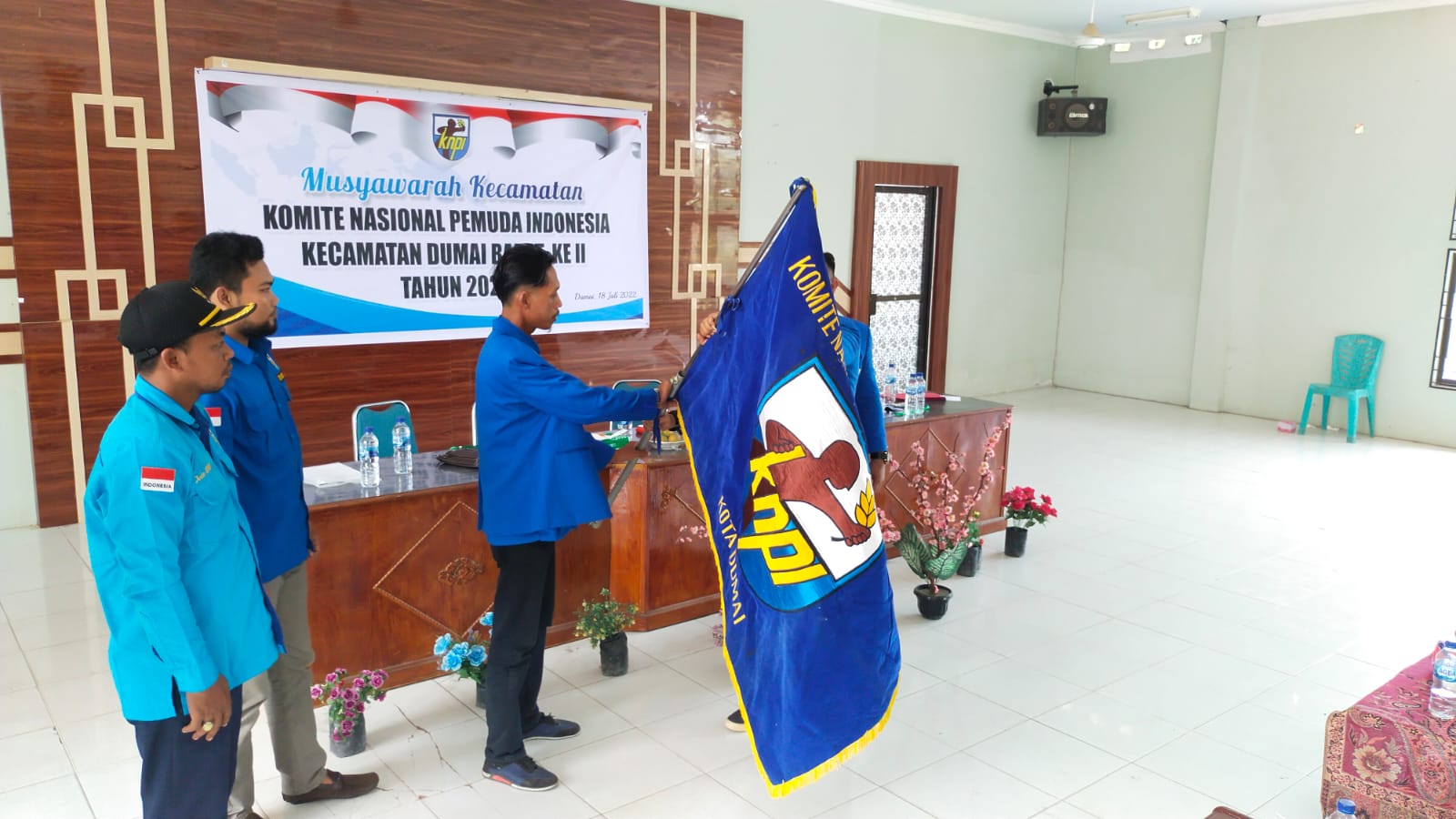 Bobi Sandra Terpilih Secara Aklamasi Pimpin Distrik KNPI Kecamatan Dumai Barat
