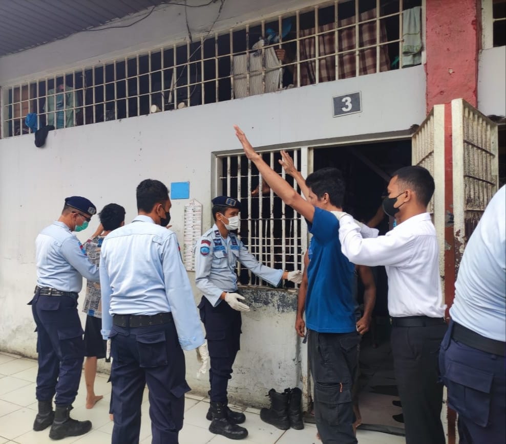 *RUTAN DUMAI BERSINERGI DENGAN POLRES DUMAI BERANTAS NARKOBA*