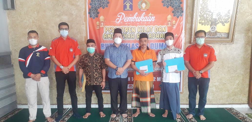 Antusias Warga Binaan Rutan Dumai  Dalam  Mengikuti Perlombaan  Pesantren  Kilat dan  Amaliyah  Ramadhan