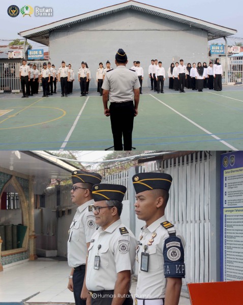 Apel Pagi, Rutan Dumai Tekankan Disiplin dan Tanggung Jawab