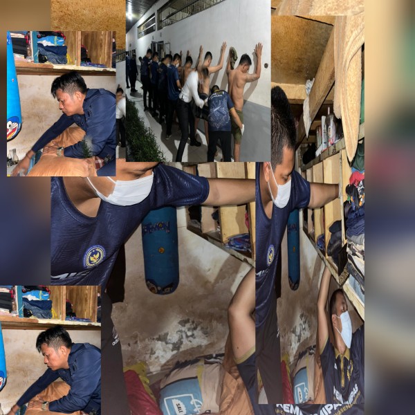 Penggeledahan Rutin Kamar Hunian, Lapas Kelas IIA Bengkalis Perkuat Deteksi Dini Gangguan Kamtib