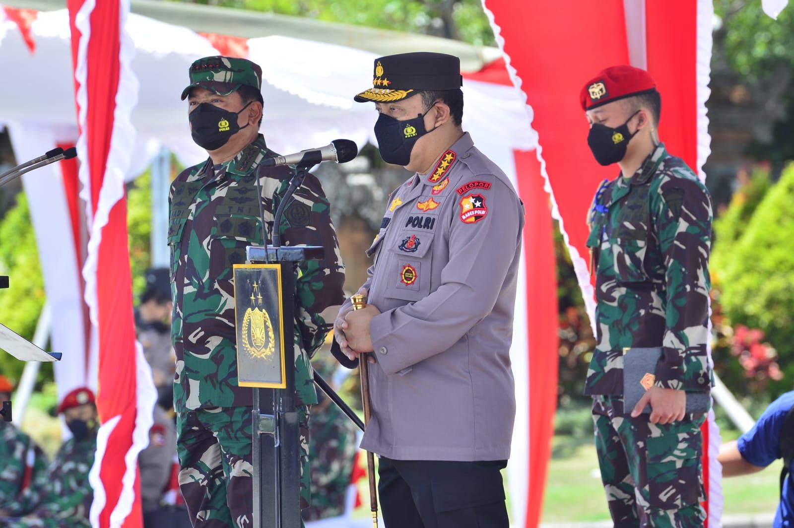 Pimpin Apel Pasukan Sambut Wisman di Bali, Kapolri: Sebagai Gerbang Terakhir Tolong Disiplin