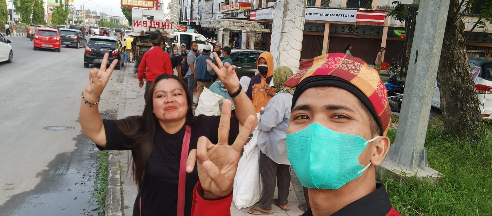 Berkolaborasi bersama, DPP AMI,PW-AMI, DPD LPPK dan DKP PMN membagi 250 paket buka Puasa dan 25 Paket Sembako
