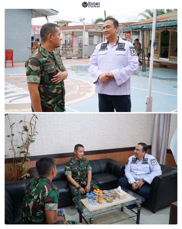 Perkuat Sinergitas, Karutan Dumai Terima Kunjungan Dandim 0320 Dumai