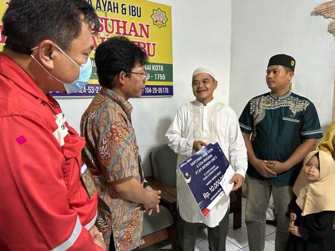 Berbagi Keberkahan ke Anak Yatim Piatu, PT KPI RU Dumai dan Sungai Pakning Berikan Santunan Serentak ke 6 Panti Asuhan