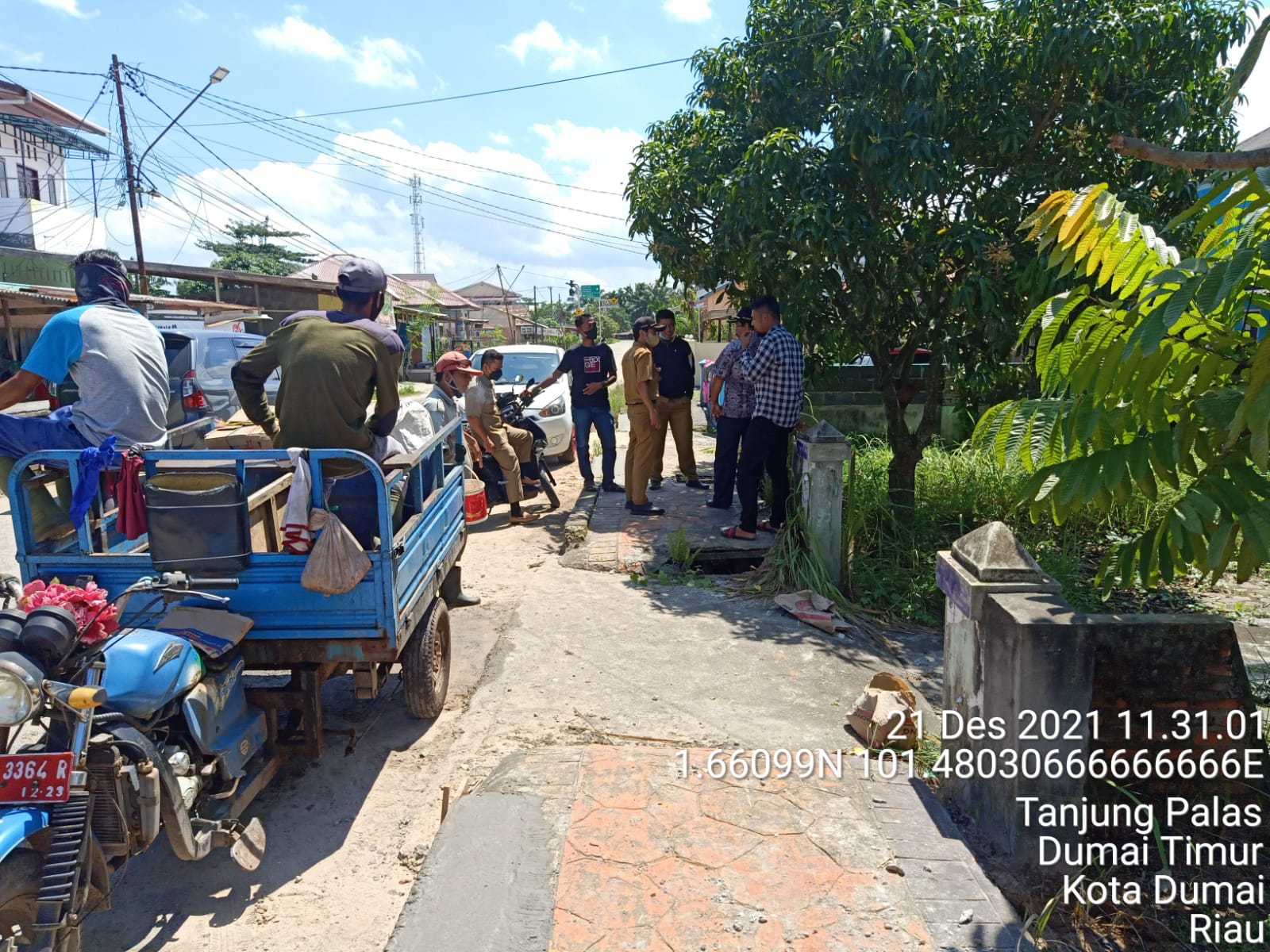 Pekerjaan Pipa Gas PGN Kelurahan Tanjung Palas berhentikan Warga