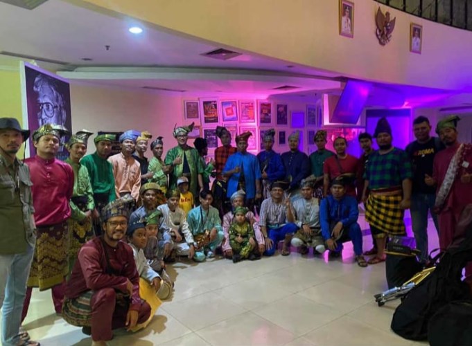Sanggar Seni pokok Pelam dan Pura Mahligai Nampil di Acara Bandar Serai Festival