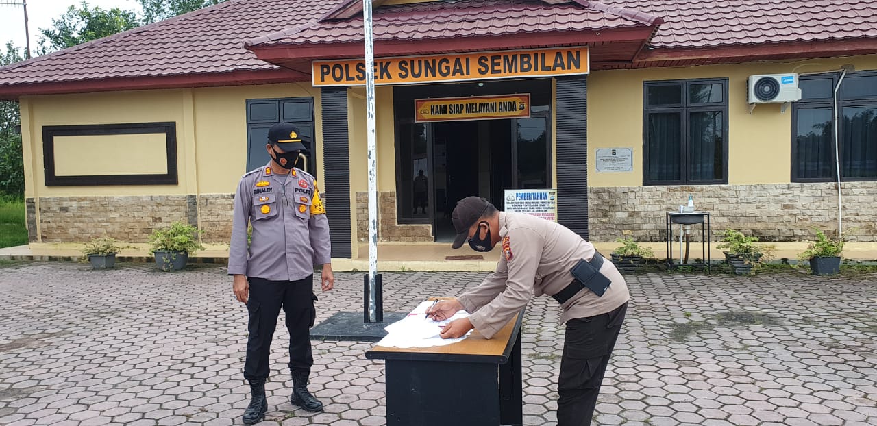 Gelar Deklarasi ,Polres Dumai dan Polsek jajaran Berkomitmen jaga Netralitas Polri Dalam pilkada  serentak 2020