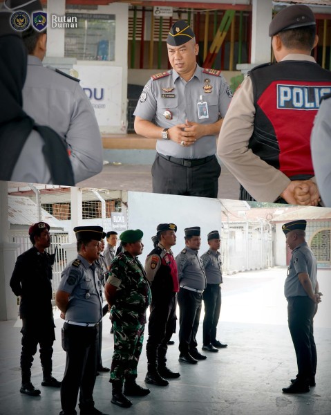 Perkuat Deteksi Dini Rutan Dumai Bersama APH Gelar Razia Mendadak.