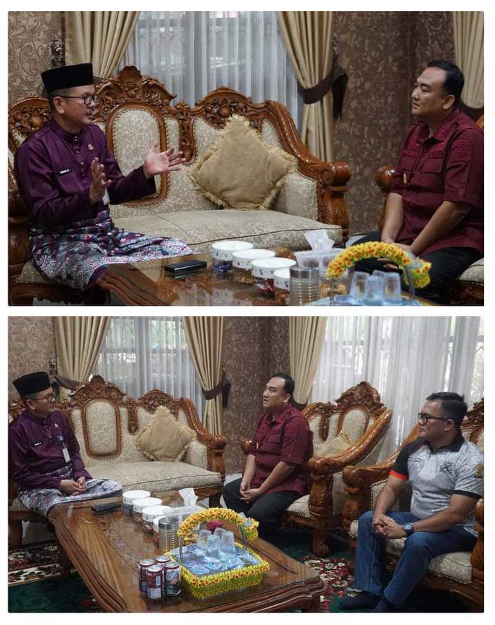 Jalin Silaturahmi, Karutan Dumai Kunjungi Sekda Kota Dumai