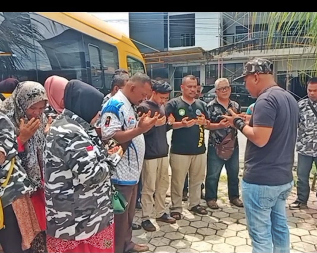 Pelepasan Peserta Jambore Bela Negara Dilepas Langsung Oleh Ketua Dewan Pembina Daerah Saifullah, SE