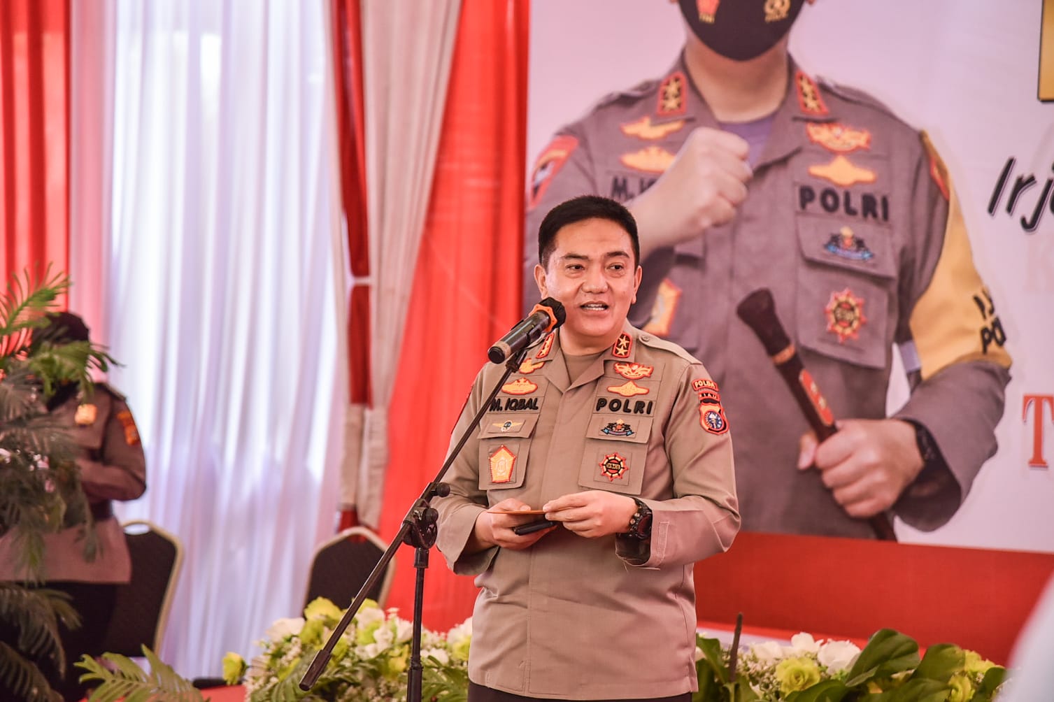 Guna Menuju Polri Presisi, Kapolda Riau Irjen Pol Mohammad Iqbal, S.I.K, M.H Memberikan Arahan Kepada Personil Polres Dumai dan Polsek