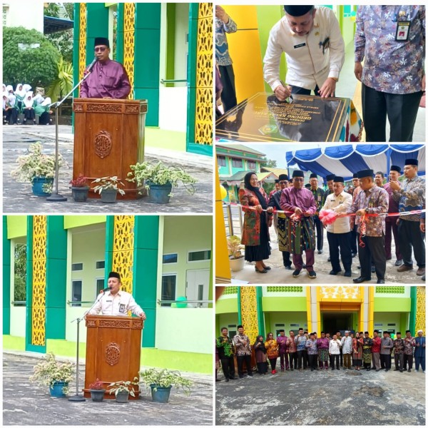 Dibiayai SBSN Gedung Baru MAN 1 Dumai Resmi di Resmikan