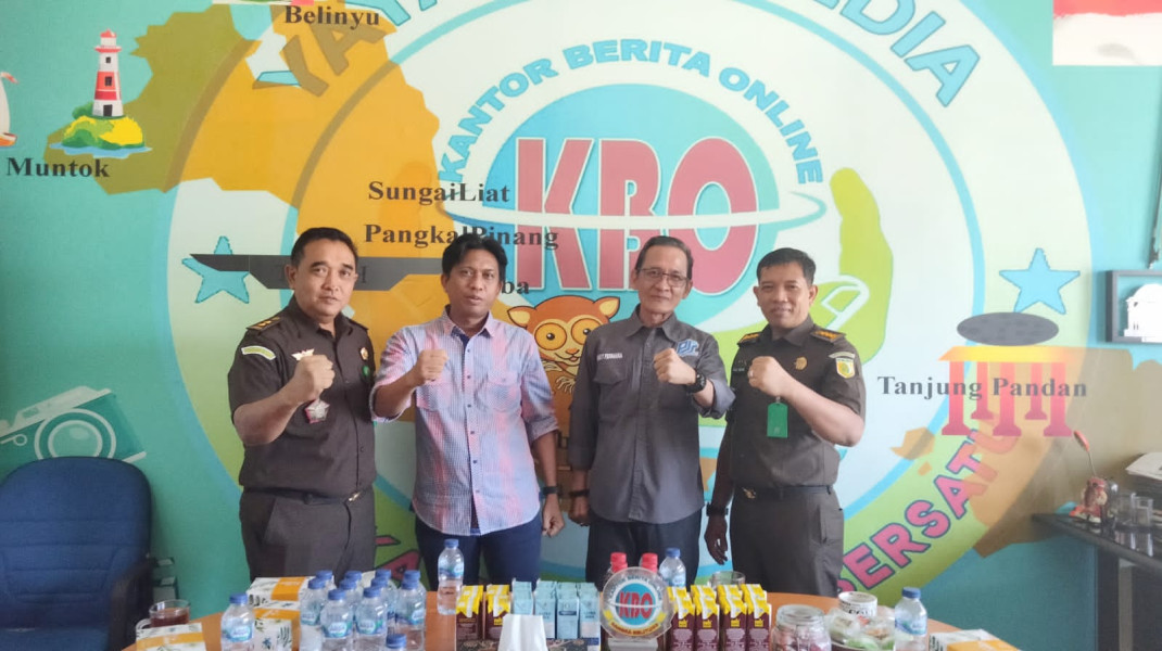 Sambangi Sekretariat PJS Babel, Asintel Kejati Babel Jelaskan Tupoksi Intelijen Kejaksaan