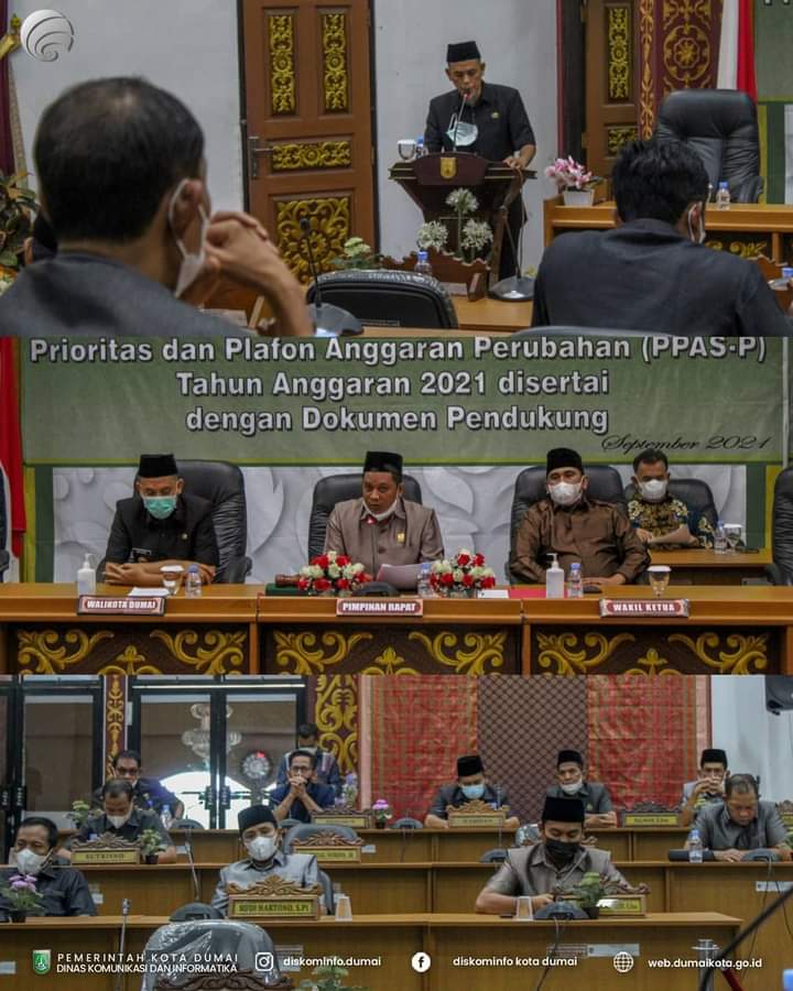 Rapat Paripurna Penyampaian Rancangan Kebijakan Umum (KU) APBD Perubahan TA. 2021