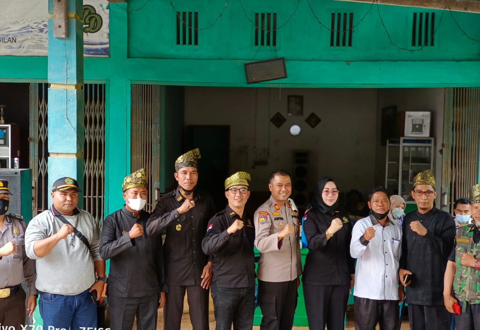 Camat Hadiri Kegiatan Vaksinasi DPC LLMB Sungai Sembilan dan Polres Dumai