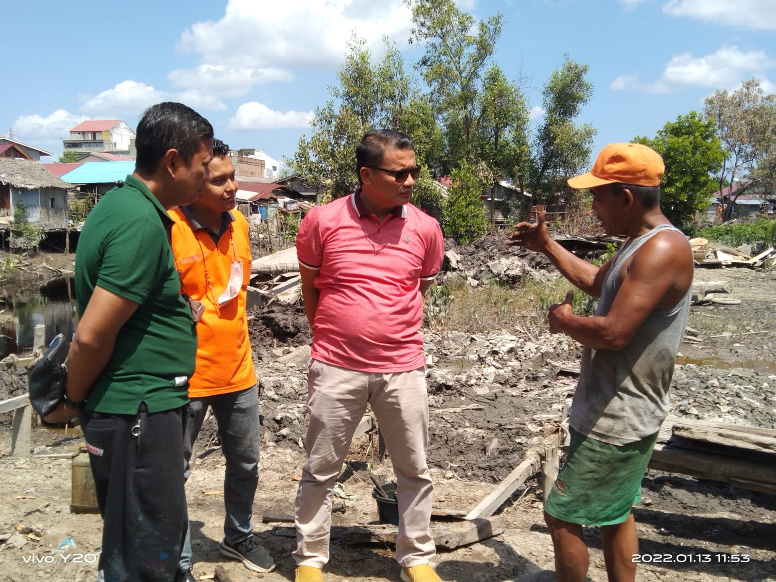 Warga Binjai Satu RT.13 Masyarakat Setempat Dukung Program PUPR Dumai Terkait Normalisasi Sungai Dumai  100%..