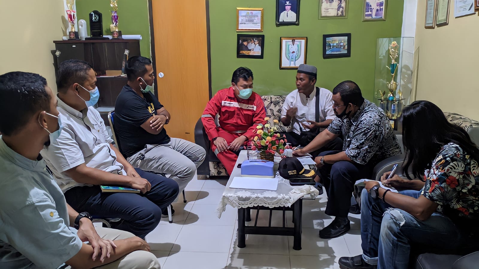 Diduga Didiskriminasikan, Masyarakat Tanjung Palas dan Pertamina Dumai Gelar Pertemuan