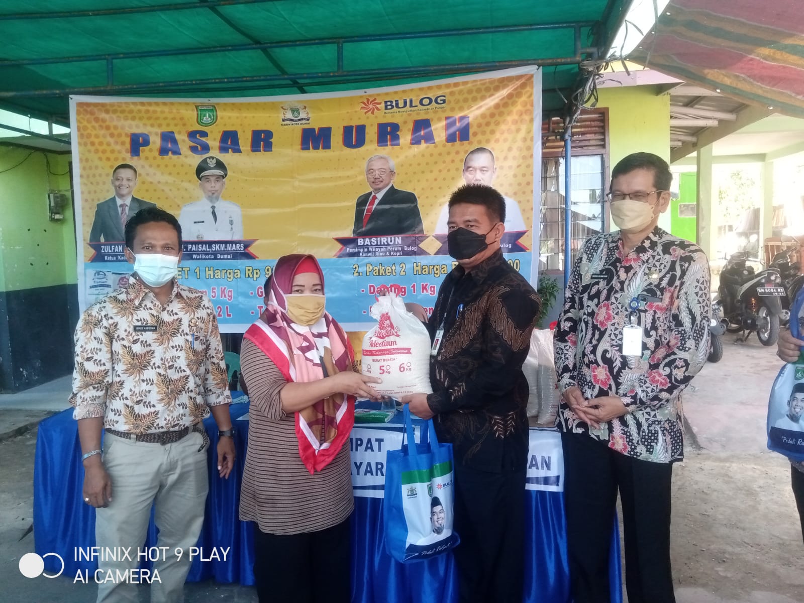 Pemko Dumai Beserta TPID Laksana kan Pasar Murah Di Kelurahan Sukajadi.