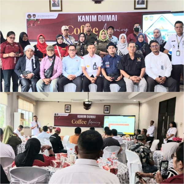Bersama Insan Pers  Imigrasi Dumai Gelar Coffee Morning