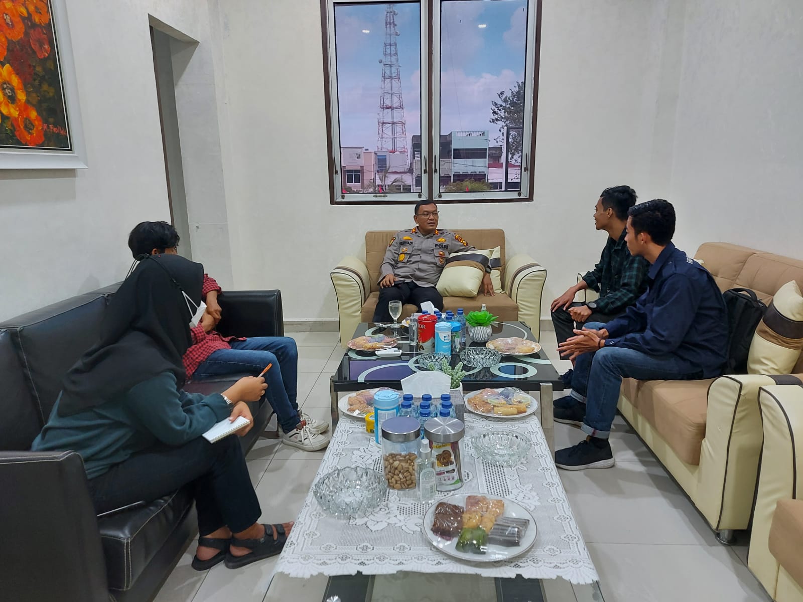 Kapolres Dumai AKBP Nurhadi Ismanto, S.H, S.I.K Menggelar Kegiatan Silaturahmi dan Audiensi Bersama Pengurus Kader Inti Pemuda Anti Narkoba Kota Dumai