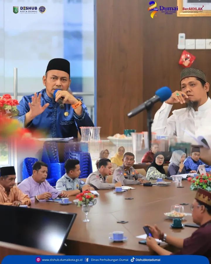 Kepala Dinas Perhubungan Dishub Kota Dumai Said Effendi Memimpin Rapat Forum Lalu Lintas dan Angkutan