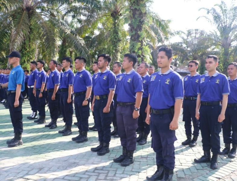 Petugas Rutan Dumai Ikuti Pelatihan Fisik, Mental dan Disiplin di Lapas Terbuka Rumbai