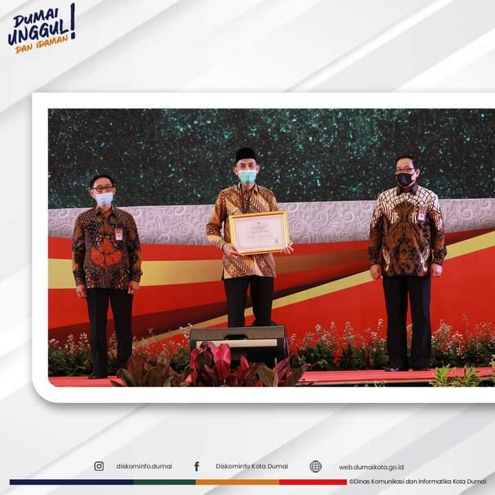 Wali Kota Dumai, H. Paisal, SKM, MARS Menghadiri Penyerahan Penghargaan Penerapan Sistem Merit Atau Anugerah Meritokrasi kepada Kementerian,