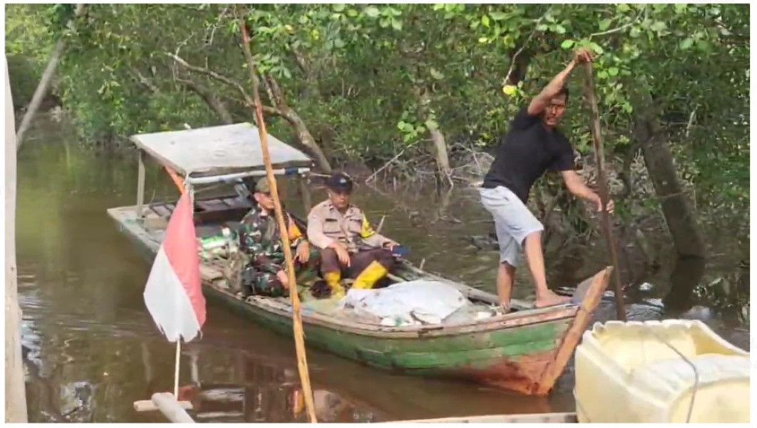 Polsek Sungai Sembilan Polres Dumai Melaksanakan Kegiatan Cooling System di Wilayah Desa Terpencil