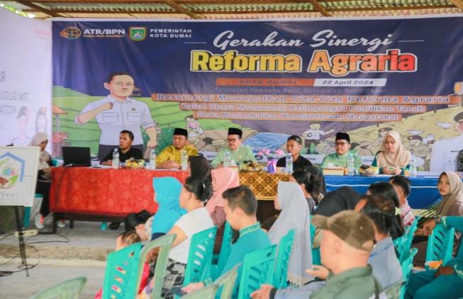 Sekda Kota Dumai H. Indra Gunawan Mengaku Komit Untuk Bersinergi Mewujudkan Cita cita Reforma Agraria