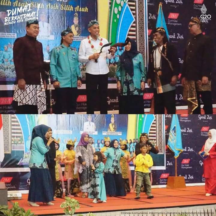 Wali Kota Dumai, H. Paisal, SKM MARS Mengukuhkan Pengurus Paguyuban Warga  Sunda (PWS) Kota Dumai Periode 2022-2025