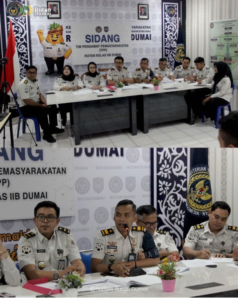 Rutan Dumai Gelar Sidang TPP Usulan Integrasi bagi 19 Warga Binaan