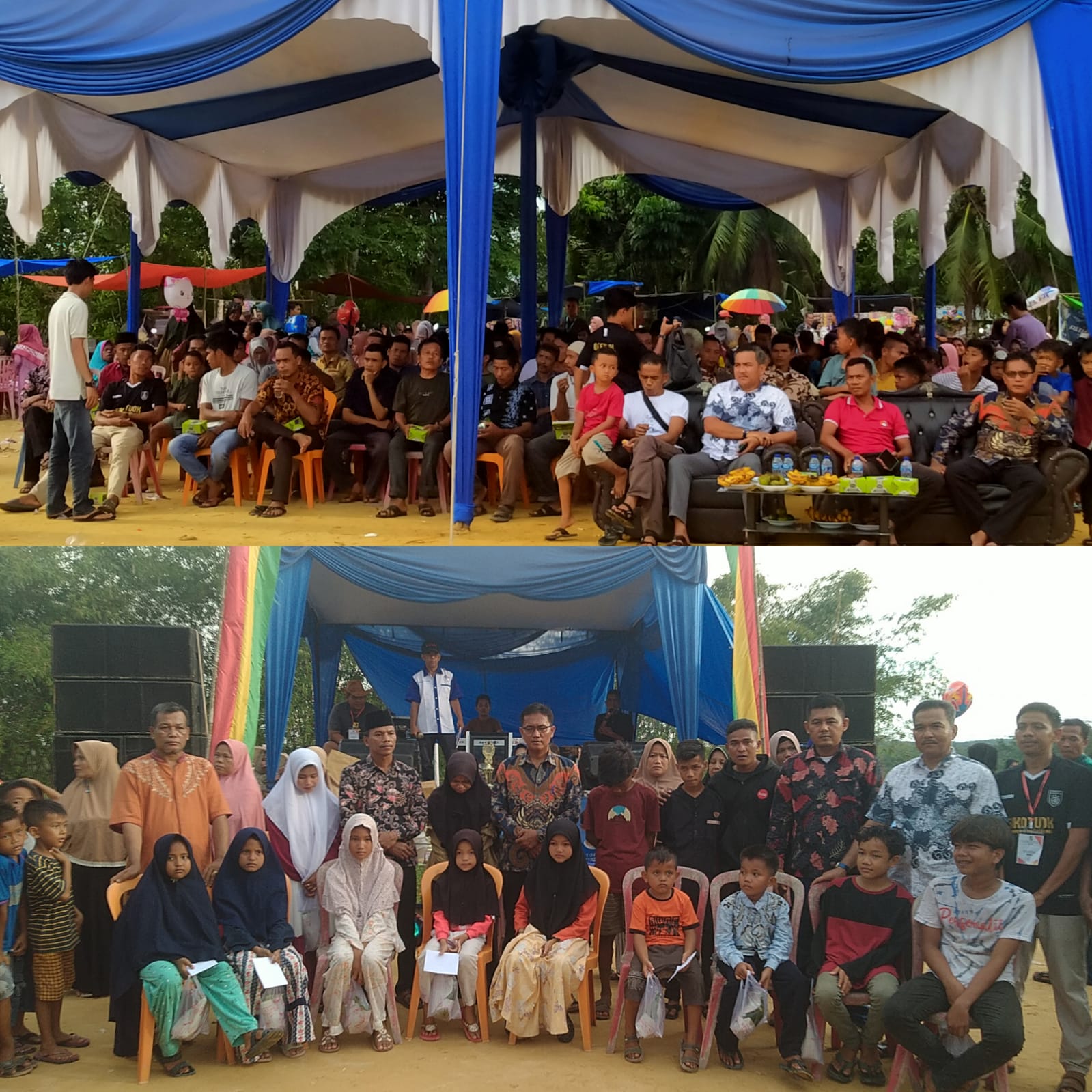 Perayaan Pemuda dan Penyantunan Anak Yatim Desa Ranah Singkuang