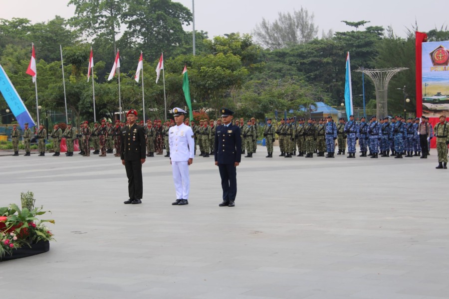 Upacara HUT TNI ke-81 di Kota Dumai Berlangsung Khidmat, Sinergitas TNI-Polri Terus Diperkuat.