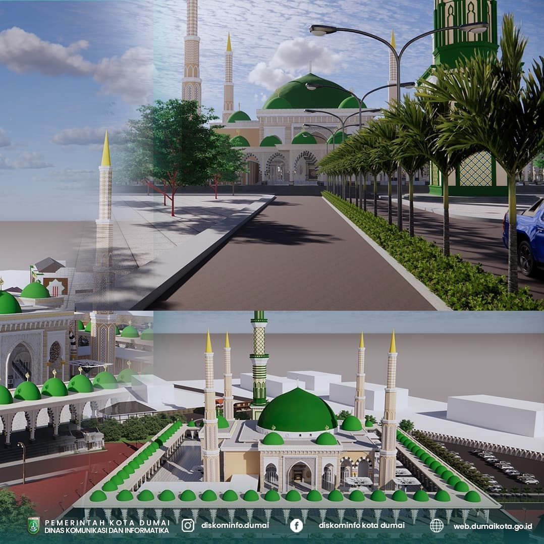 Telah Dimulai Pembangunan Islamic Center Kota Dumai Menuju Kota Idaman