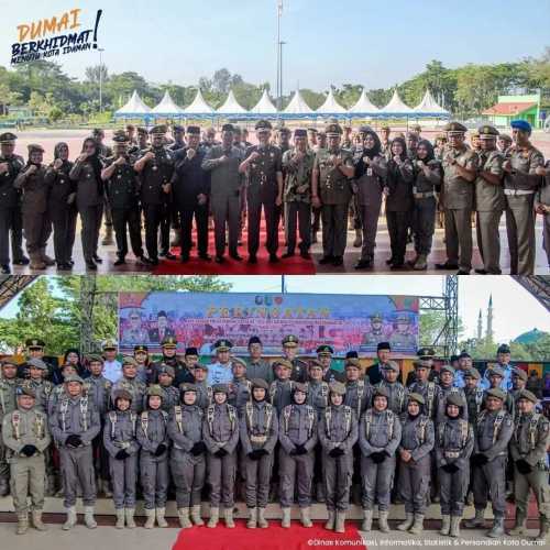 Pimpin Upacara Peringatan HUT Satpol PP dan Satlinmas, Wali Kota Dumai: Laksanakan Tugas Dengan Humanis, Berwibawa dan Tegas.