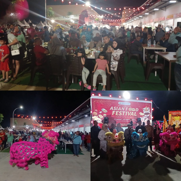 Perayaan Asian Food Festival 2025 Resmi dibuka Oleh Staf Ahli Sekretariat Pemko Dumai, Syawir Kasim.