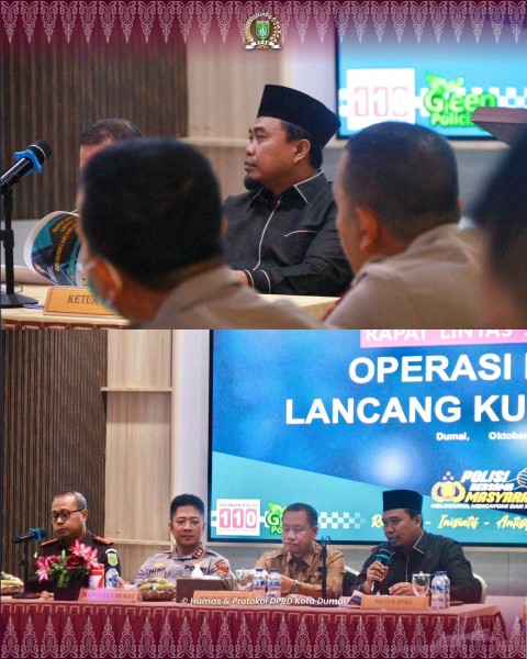 Ketua DPRD Kota Dumai Agus Miswandi, S.A.B.Menghadiri Apel Gelar Pasukan Operasi Patuh Lancang Kuning 2026.