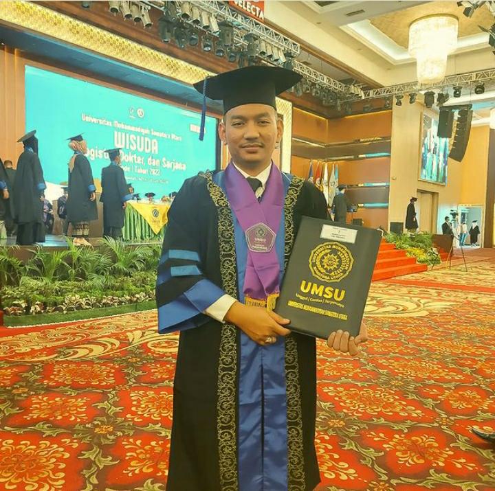 Saifullah SE.MM Ketua DPD Bapera Ucapkan Selamat Kepada Ketua LBH Bapera Dan Sekretarisnya Wisuda S2 Hukum