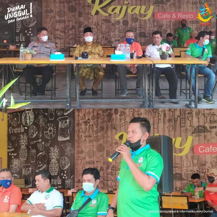 Walikota Dumai Dalam Hal Ini Yang Diwakili Oleh Asisten III Bidang Administasi Umum Muhammad Syafie, S.Sos, M.Si Membuka Turnamen Domino