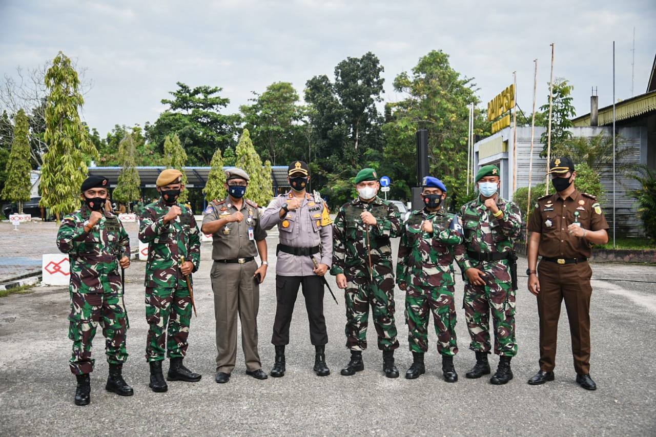 Polres Dumai jajaran Polda Riau mengelar pasukan apel kesiapan