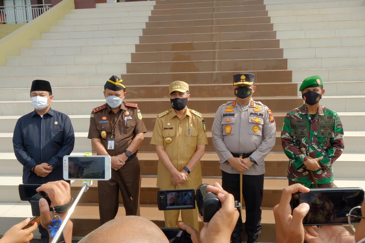 Gelar Operasi Lancang Kuning 2021,Irjen Agung: Polda Riau Kerahkan 1200 Personel Pengamanan sebar 1006 Personel Bhabinkamtibmas di Posko PPKM