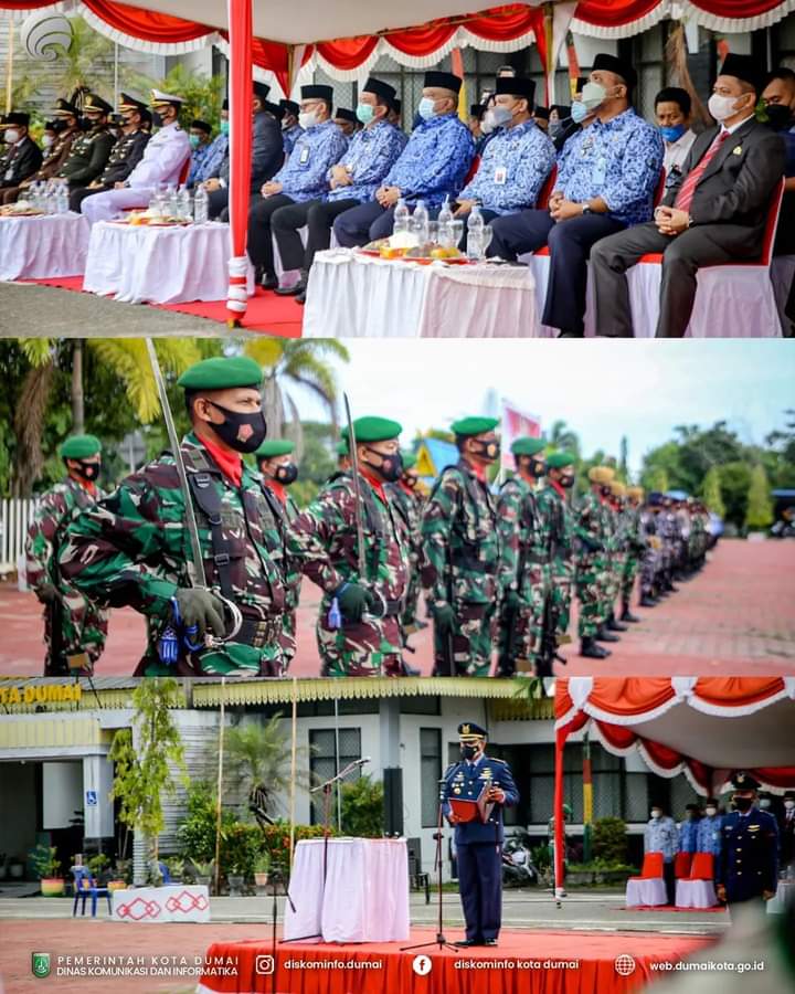 Upacara Hari Kesaktian Pancasila di Lingkungan Pemerintah Kota Dumai Berlangsung Khidmat